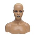 thumbnail image 3 of Soporte de exhibición de maniquí,Cabeza de maniquí femenina con maniquí de hombro,Modelo de exhibición de peluca de maniquí con cabeza de peluca con maquillaje,Titular de la peluca de los, 3 of 8