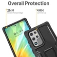 thumbnail image 4 of FITO For Samsung Galaxy S22 Ultra Case, Full-Body Phone Case with Kickstand (Black), 4 of 8