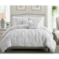 thumbnail image 1 of Floral Ruched Comforter Set, 1 of 3