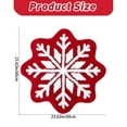 thumbnail image 3 of ZLBDYG Snowflake Doormat for Winter Christmas Holiday Decor, Non-slip Absorbent Bathroom Rug & Welcome Mat for Front Door, Living Room, Home Entryway, Cozy Seasonal Home Decoration, 3 of 4