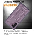 thumbnail image 5 of ArmadilloTek Vanguard Case Compatible with Samsung Galaxy Note10 Military Grade Full-Body Rugged with Built-in Kickstand [Screenless Version] - Purple, 5 of 5