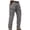 Black, variant on Mens Vintage Washed Cargo Pants Multi Pocket Work Trousers Straight Leg Utility Pants Mid Rise Casual Outdoor Wear Black 3XL