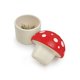 thumbnail image 3 of Fred Merry - Molinillo de hierbas de hongos, molinillo manual de 3 pulgadas para hierbas y especias, herramienta de cocina de mano duradera, divertido diseño rojo y blanco, 3 of 6