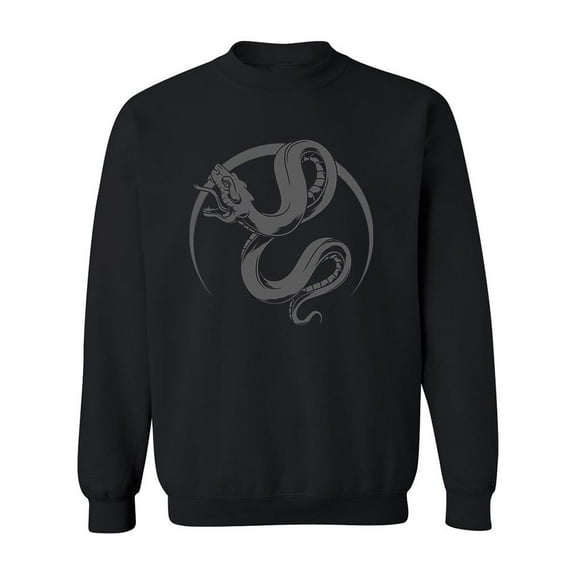Snake Logo. Sweatshirt Men -Image by Shutterstock, Male 5X-Large