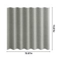 thumbnail image 3 of Shower Curtain For Bathroom Modern Shower Curtain Imitation Linen In Bath 71x71 Inches Long Shower Curtains Set, Home Decor, 3 of 8