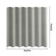 thumbnail image 3 of Cortina de ducha para baño, tela de poliéster gris, tamaño 71x71 con membrana repelente al agua y dobladillo con peso, incluye 12 ganchos para fácil instalación, ideal para baños modernos y, 3 of 8