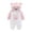 Pink, variant on Vedolay Baby Girls Bodysuits Hooded Snowsuit Winter Jumpsuit Jacket Pink,80