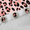 thumbnail image 4 of Castle Fairy Leopard Print Curtains Pack of 2 (42x84 Each),Cheetah Print Curtains Blackout, 4 of 6