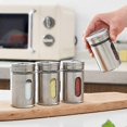 thumbnail image 1 of 12 Pieces Spice Jars with Swivel Lid, Stainless Steel Spice Jar, 1 of 5