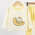 thumbnail image 5 of Duqingm Toddler Short Sleeve Sleepwear Sets 3 6 12 18 24 Months 2T 3T 4T 5T Girl Clothes Fall Winter Pullover Sweatshirt + Pants 2Pcs Outfits,18-24 Months, 5 of 6