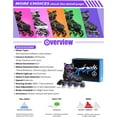 thumbnail image 6 of Adjustable Flashing Inline Skates, All Wheels Light Up, Fun Illuminating Skates for Kids Men Adult Women and Boys, 6 of 9