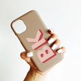 thumbnail image 3 of Personalized iPhone Case Monogram Initial Letter Leather Case For iPhone 15 14 13 12 11 Pro Max XS XR 7 8Plus Luxury Phone Cover, 3 of 5