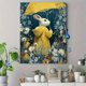 thumbnail image 4 of Qisvanset Bohemian Style Cat Canvas Print 12x16 Inch Apartment Art, 4 of 8