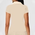 thumbnail image 5 of Haivin Women's Casual Top, Solid Color Short Sleeve, for Everyday Wear, 5 of 5