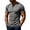 tshirts 132#Grey, variant on T Shirts for Man Mesh Button Down Stylish Solid Color Short Sleeved Breathable Stretch T Shirt Athletic Workout Shirts Casual Summer Tshirt,Grey,S