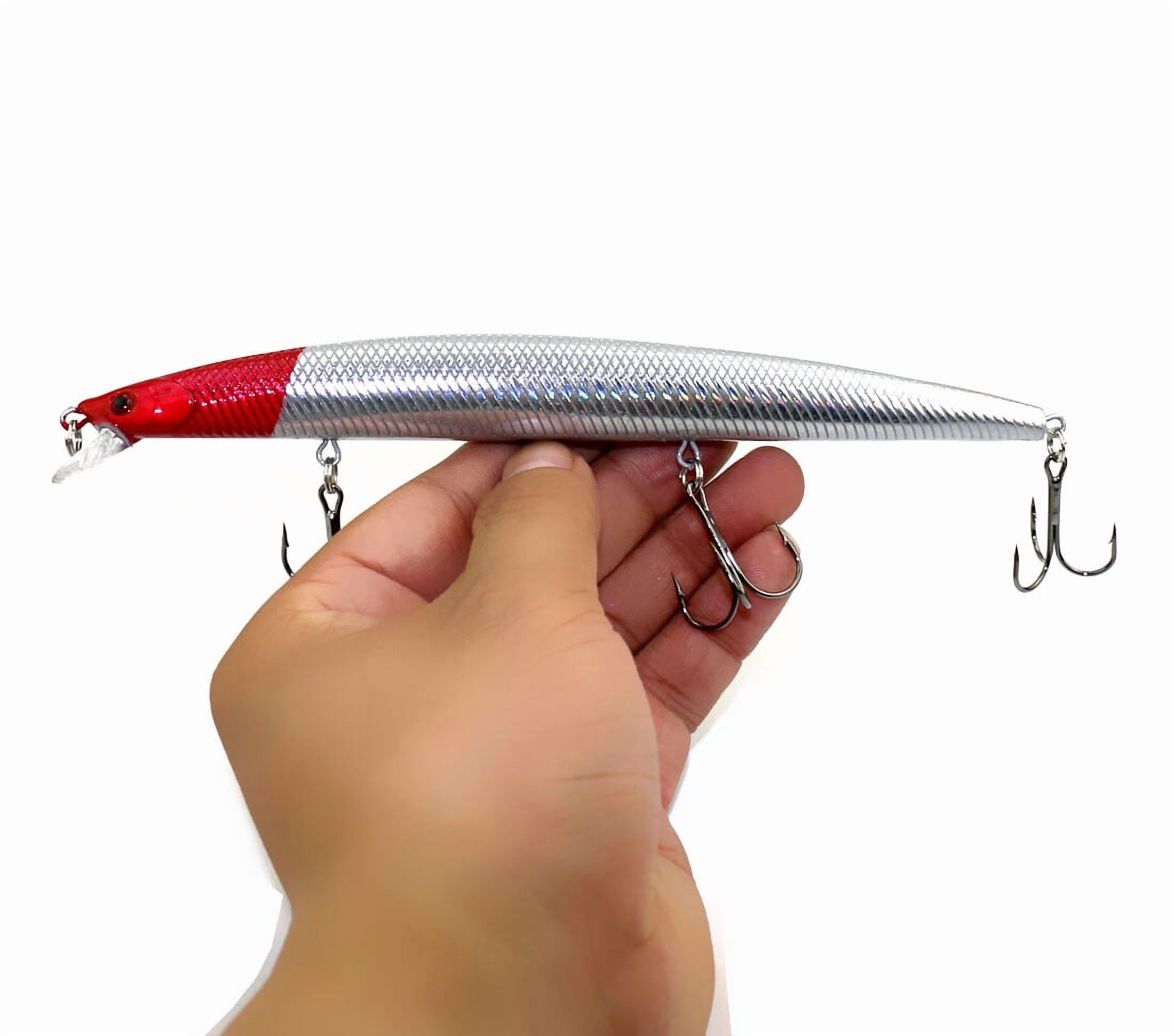 10PCS Lot Big Minnow Fishing Lure Trolling Bait 18cm/26g Crankbait Tackle Bass