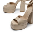 thumbnail image 3 of Sandalia DREAM PAIRS SDHS2324W Nude Tacon Cuadrado 14 cm Talla 7.5, 3 of 7