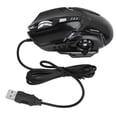 thumbnail image 3 of Ratón para juegos con cable Sincero DPI 1200 1800 2400 3600 Interfaz USB ergonómica silenciosa Negro, 3 of 10