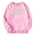 thumbnail image 4 of SGMVNU Boys Girls Hoodies 7-8 Years Pink Sweatshirt for Girls Boys Graphic Letter Print Long Sleeve Shirts Oversized Hoodie Casual Loose Pullover Tops, 4 of 8