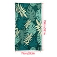 thumbnail image 3 of Taicans Oversized Beach Towel,Tropical Jungle Green Palm Leaves Beach Towel Quick Dry Sand Free Lightweight Microfiber Beach Towels for Swim Pool Camping Travel 29.5x59 in D, 3 of 6