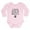 Petal Pink, variant on CafePress - You Mess With My Border Collie Body Suit - Long Sleeve Cotton Baby Bodysuit