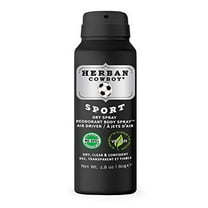 Herban Cowboy Sport Maximum Protection Dry Spray Deodorant Body Spray