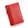 thumbnail image 1 of Students Short Solid Color Tri-fold Coin Purse Large Capacity Design For Outdoor, 1 of 5