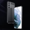 thumbnail image 2 of PANDACO Black Brushed Metal Case for Samsung Galaxy S21 FE, 2 of 4