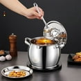 thumbnail image 4 of Harlik Stainless Steel Oil Container with Removable Strainer And Lid, Kitchen Filter Pot for Storing And Filtering Cooking Oil, Drippings, Lard, Ghee, And Broth, 4 of 6
