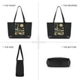 thumbnail image 6 of FORMRS Laptop Tote Bag for Women with 15.6" Computer Compartments Handbag, Black Dinosaur, 6 of 7