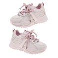 thumbnail image 2 of Zapatos deportivos para mujer, moda informal, cordones de suela gruesa, zapatos para correr y caminar para mujer, 2 of 8