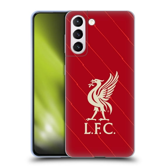 Head Case Designs Officially Licensed Liverpool Football Club 2021/22 Home Soft Gel Case Compatible with Samsung Galaxy S21 5G