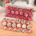 thumbnail image 2 of 6 piezas/caja de adornos colgantes de caramelos navideños para árbol de Navidad, decoraciones navideñas para el hogar, regalo de Año Nuevo 2023 para niños, 2 of 5