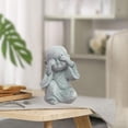 thumbnail image 3 of Estatua del Niño Buda, figura decorativa de monje para jardín zen, escultura de monje zen A-no ver, 3 of 8