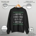 thumbnail image 3 of Men's Home Alone Merry Christmas Ugly Sweater  Sweatshirt Black Medium, 3 of 9