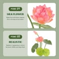thumbnail image 4 of unbranded Ramo De Flores Artificiales Rosa Para En Bodas Y Celebraciones, 4 of 7