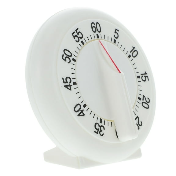 HOMEMAXS  Manual Egg Timer Kitchen Timers for Cooking Small Digital Clock Cute Cartoon White