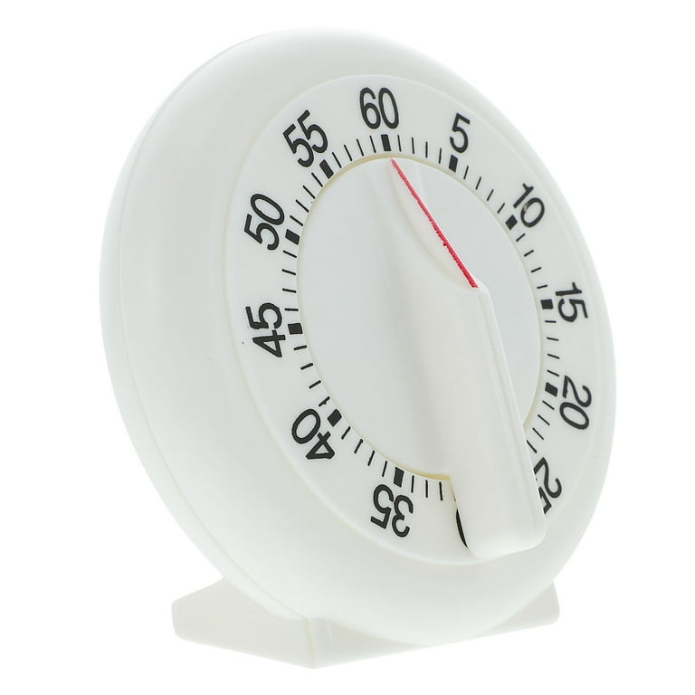 Etereauty Timer Kitchen Mechanical Cooking Clock Minute Wind Up Time Visual  60 Manual Countdown Management Baking Food Steaming 