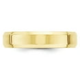 thumbnail image 6 of Auriga Fine Jewelry 10K Yellow Gold 5mm Beveled Edge Comfort Fit Wedding Band for Women Size 9.5, 6 of 6