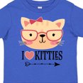 thumbnail image 4 of Inktastic Cat Lover I Love Kitties Girls Toddler T-Shirt, 4 of 5
