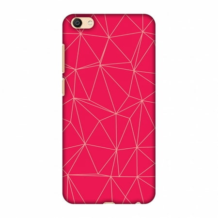 Handcrafted Red Bag - Vivo X7 Case, Premium Handcrafted Printed Designer Hard Snap on Shell Case Back Cover for Vivo X7 - Carbon Fibre Redux Candy Red 14