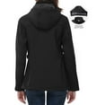 thumbnail image 3 of Off Road Ventures Women's Fleece Lined Softshell Jacket Lightweight Waterproof Warm Windbreaker Hooded Jacket for Winter Outdoor, 3 of 7