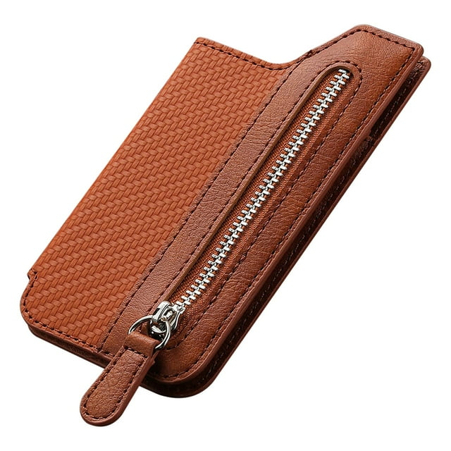 Birdeem Mobile Phone Card Case, Left and Right Flip Covers, Multiple Card Holder, Zipper, Mobile Phone Bag, Personalized Back Sticker Card Case