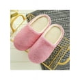 thumbnail image 5 of Women Men Winter Warm Anti-Slip Fleece House Home Indoor Slippers Shoes, 5 of 5