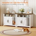 thumbnail image 2 of Caja de arena para gatos HOOBRO Farmhouse Furniture WH24MW01, 2 of 8
