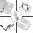 thumbnail image 5 of Door Hasp Door Lock Keyed Hasp Lock Door Latch Hasp Garden Gate Lock With Door Padlock And Screws Gate Latch For Garden Gate, 5 of 5