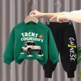 thumbnail image 2 of UAYOTSE Boys Small Medium Size Trendy Sweatshirt Suit 3 6 12 18 Months 2T 3T 4T 5T 6T Fit Long Sleeve Outfit Size 7-8 Years, 2 of 7