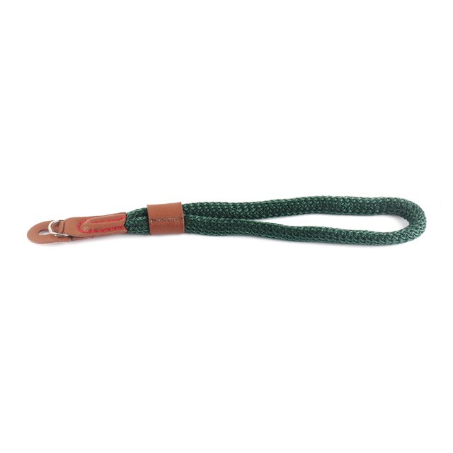 Adjustable Cotton Camera Hand Strap - Soft & Durable, Universal Fit for Leica and Mirrorless Cameras, Reduces Hand Fatigue, Secure Buckle Design, Green Color, 24cm Length, Lightweight 59g