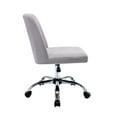 thumbnail image 3 of Porthos Home Nisa Fabric Armless Office Chair with Chrome Base, 3 of 6