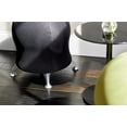 thumbnail image 2 of Pemberly Row Modern / Contemporary Ball Office Chair in Black Vinyl, 2 of 7